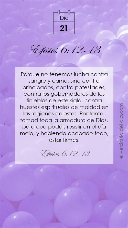 Efesios 6:12-13