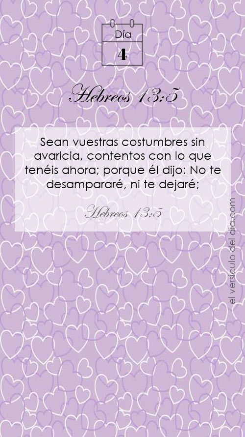 Hebreos 13:5
