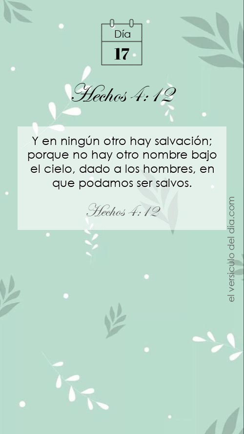 Hechos 4:12