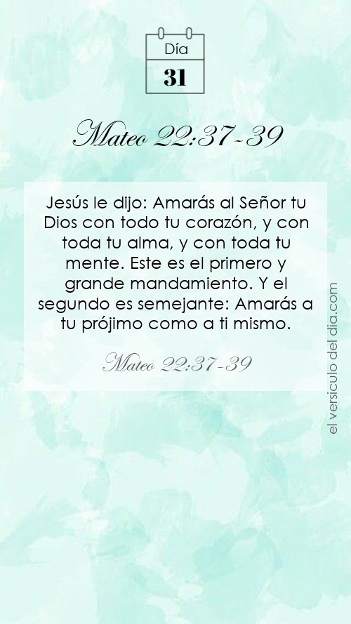 Mateo 22:37-39
