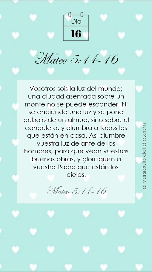 Mateo 5:14-16