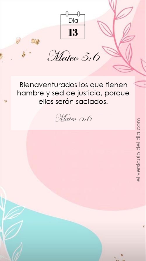 Mateo 5:6
