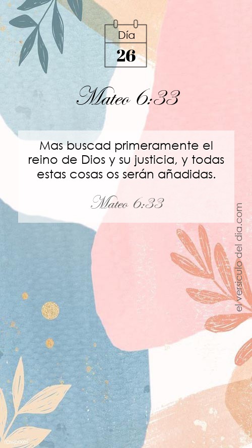 Mateo 6:33