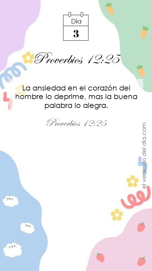 Proverbios 12:25