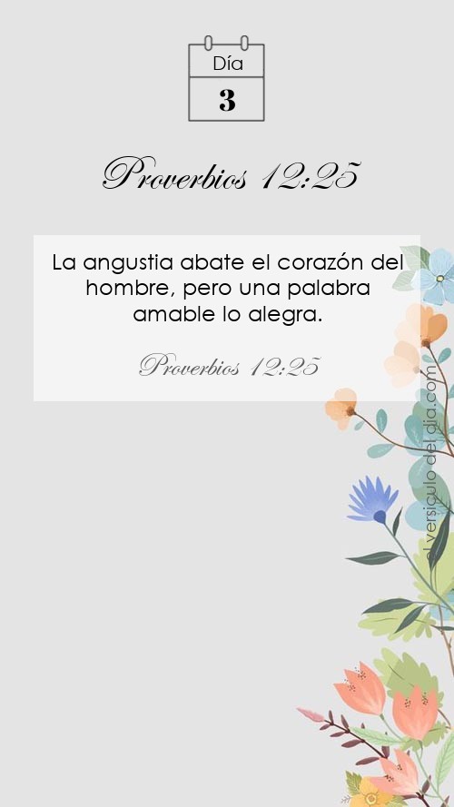 Proverbios 12:25