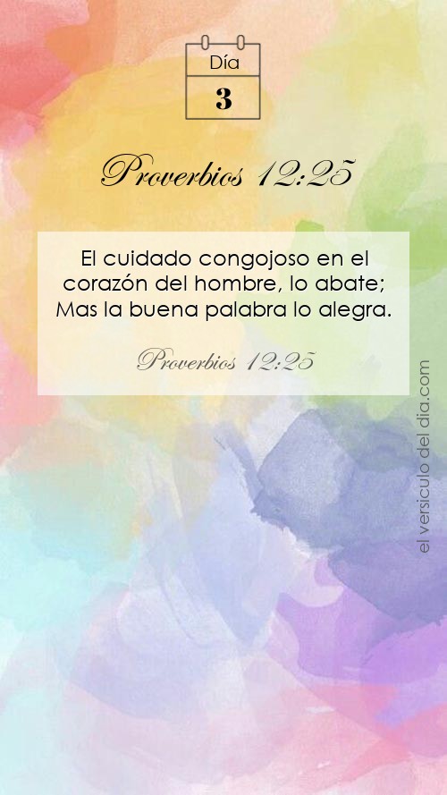 Proverbios 12:25