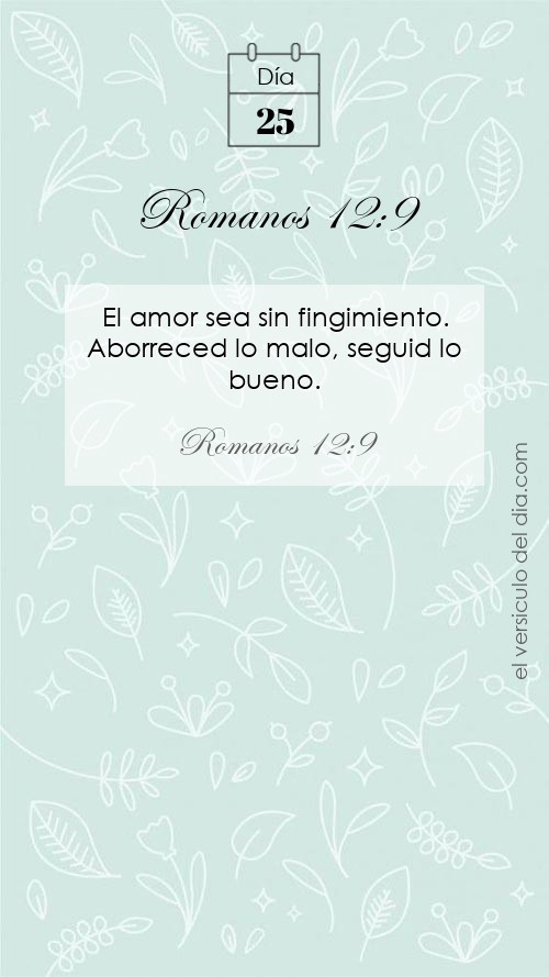 Romanos 12:9