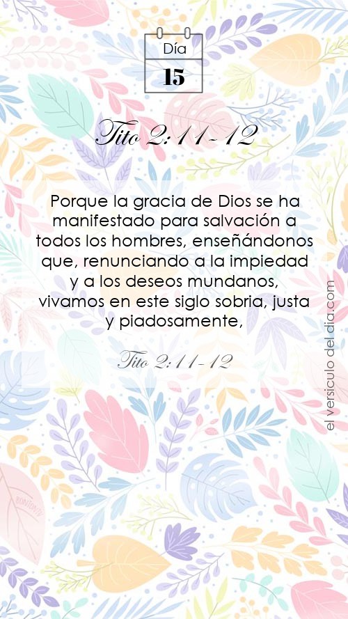 Tito 2:11-12