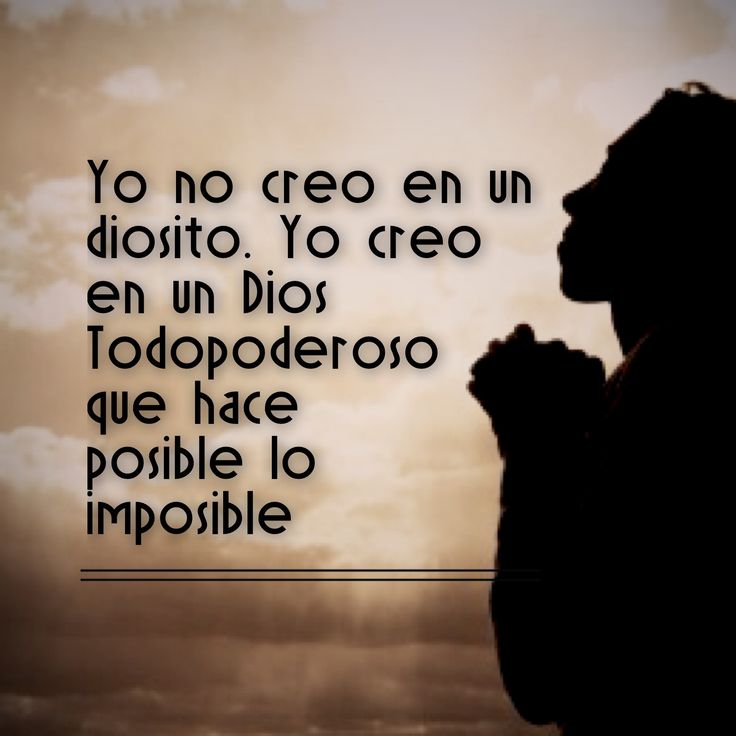Dios todopoderoso - reflexiones cristianas